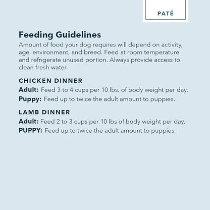 Amazon Brand – Wag Wet Dog Food Cups, Chicken & Lamb Pate Variety Pack, 3.5 Oz, Pack of 24