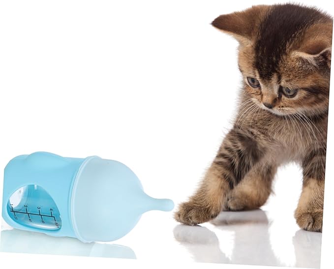 Kitten Milk Bottle Newborn Puppy Feeding Bottle Scale for Animals Nipple