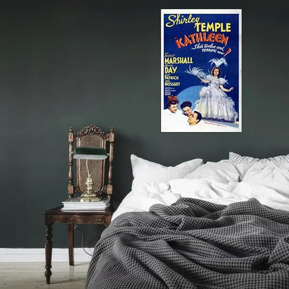 Black Empire Kathleen Movie Shirley Temple Herbert Marshall Laraine Day Gail Room Decor Wall Art Print 12x16 Poster