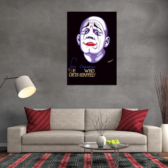 Black Empire He Who Gets Slapped Movie Lon Chaney Sr. Norma Shearer John Room Decor Wall Art Print 24x36 Poster