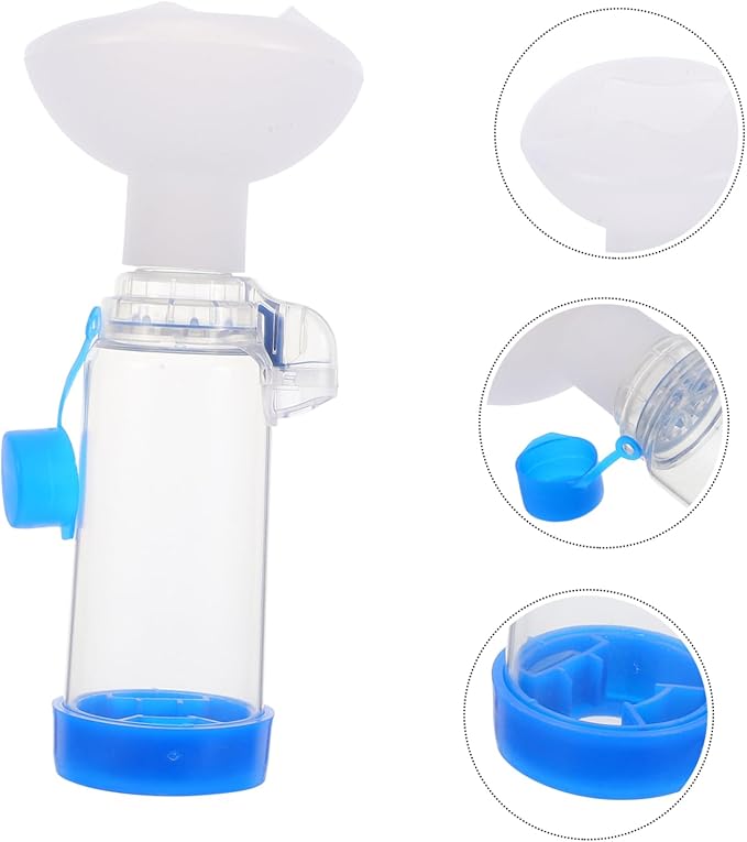 Pet Spacer Mask for Cats Dogs Feline Breathing Chamber Indicator for Cough Relief Home Professional Settings