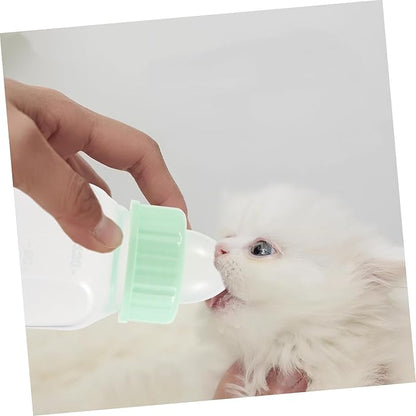 Pet Nursing Bottle Set Squeeze Milk Bottle for Puppies and Kittens Durable and Lightweight Feeding Safe Design for Small Pets