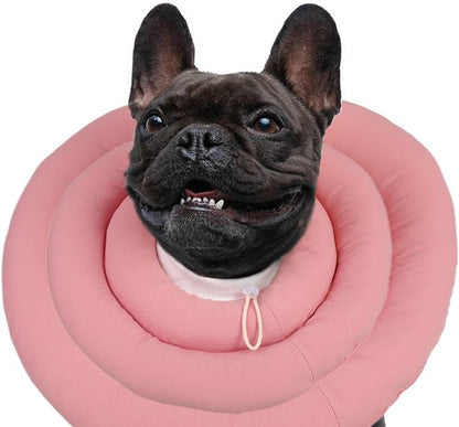 Soft Dog Cone for Small Medium Dogs and Cats, Dog Recovery Collar, Waterproof Elizabeth Collar Alternative After Surgery, Comfy Protective Neck Donut, Adjustable Pet Collar Anti-Licking Biting Wounds
