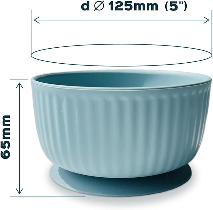 Cat Bowls with Suction Cup 13 Oz — Elevated Silicone Pet Dish with Non-Slip Bottom for Dry Food, Wet Food and Water (Soft Pink)