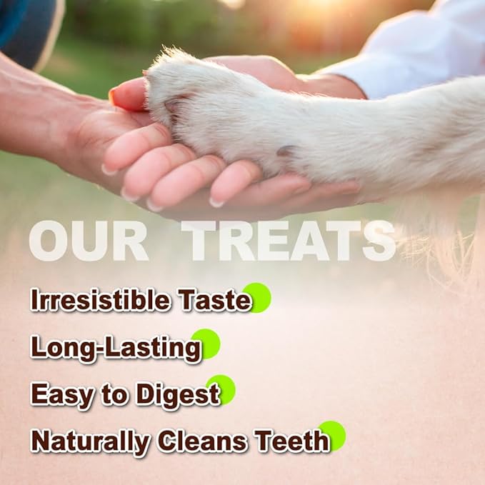 A Freschi srl Turkey Tendons for Dogs, USA-Sourced, Healthy Dog Treats, Rawhide-Free Puppy Chews, Long Lasting, All Natural, Hypoallergenic Dog Treats for Small Breeds, 8 oz Pack Bone (S)