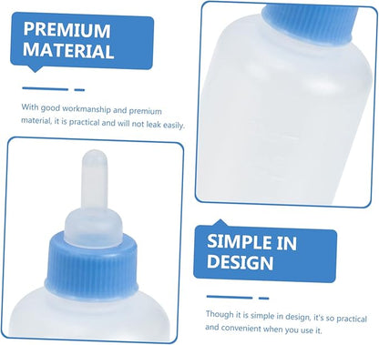 3Pcs Cat Milk Feeding Bottles Portable Pet Nurser for Kittens and Puppies Leak Resistant Design for Easy Feeding for Home Pet Supplies Lightweight and Convenient