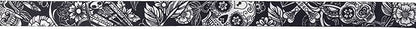 Wolfgang Heavy Duty Martingale Dog Collar with Quick Release Nylon Buckle for Walking & Training, LosMuertos Print, Large