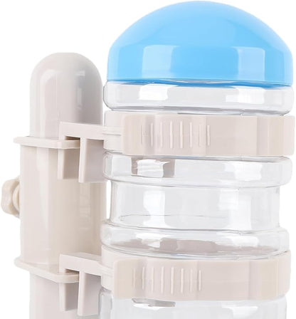 Pssopp Dog Standing Water Dispenser Feeder, Automatic Feeders Capacity Pet Standing Water Dispenser Feeder for Playful Pets Dog, 500ml Automatic Pet (Blue)
