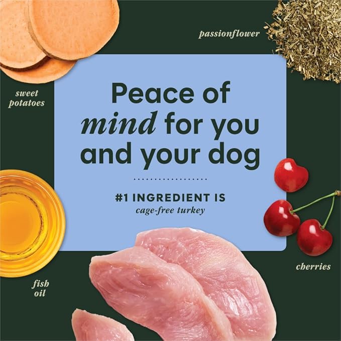 Instinct RawBoost Functional Mixers, Freeze Dried Dog Food Topper, Grain-Free, Real Turkey - Tranquility, 5.5 oz. Bag