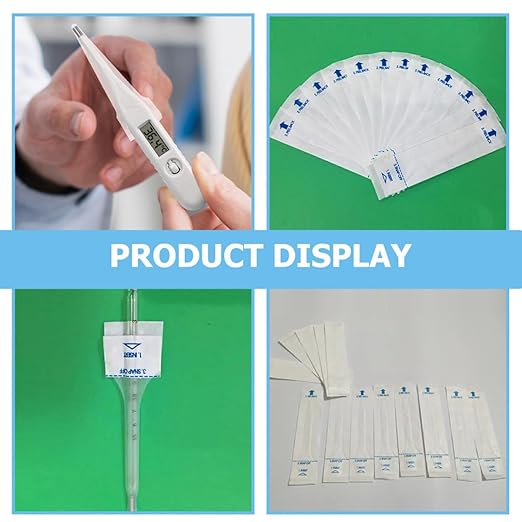 Disposable Probe Protective Covers 100pcs White Digital Protector Sleeves for Veterinary and Temperature Monitoring