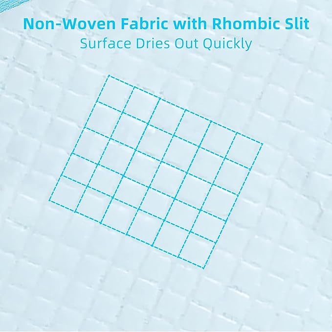 Super Absorbent Waterproof Dog and Puppy Pet Training Pad, Housebreaking Pet Pad, 40-Count Extra Middle-Size, 30’’X36’’, Blue