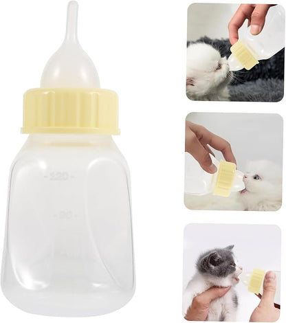 Toyvian Pet Nursing Bottle Kitten Feeding Milk Bottle Puppy for Nursing Small Cat Milk Reusable Pet Nurser Dog Accessories