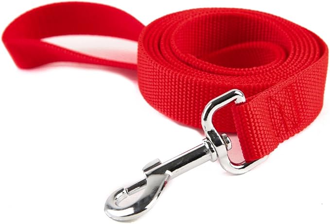 Nylon Dog Training Leash, Traction Rope, 4Ft /5 Foot /6 Feet Long, 5/8 inch 3/4 Inch 1 Inch Wide, for Small and Medium Dogs