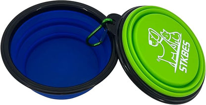 Collapsible Dog Bowl, 6 Pack, Portable, Safe, Reusable, Suitable for Indoor and Outdoor Use