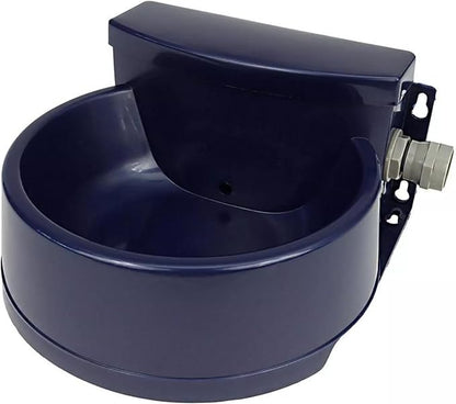 Coastal Pet Bergan Auto-Wata - Outdoor Dog & Cat Water Dispenser - Automatic Water Bowl for Pets - Made from Durable, BPA-Free Plastic - Self-Watering Cat & Dog Bowl - Navy, 48 Ounces