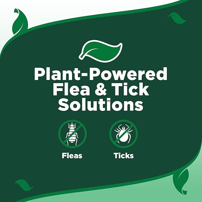 Vet’s Best Botanical Flea and Tick Drops for Medium Dogs, Plant-Based Spot-On Treatment with Certified Essential Oils, Topical Flea and Tick Prevention and Control, Botanical Pest Care, 4 Month Supply