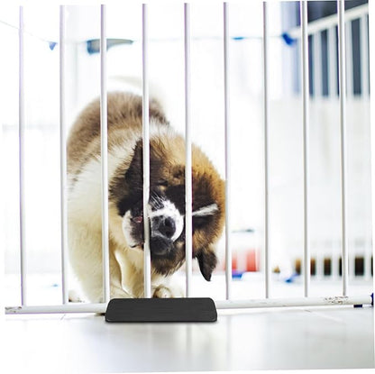 UPKOCH Pet Gate Kick Plate Kick Safety Door Guardrail for Indoor Use Easy Installation Versatile Barrier for Dogs and Cats Black