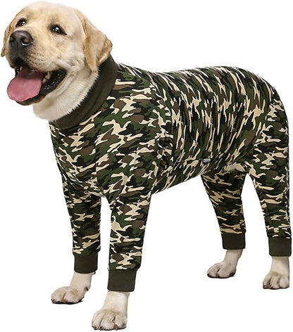 Surgery Recovery Suit Female Male for Dogs After Surgery Medium Large Dogs Onesie,Lightweight Dog Recovery Suit for Shedding Prevent Licking Surgical Wound,Dog Pajamas Pjs,Full Belly