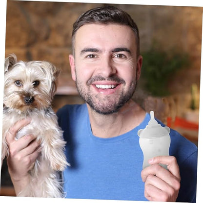 BESPORTBLE Small Pet Feeding Bottle Puppy Milk Feeder for Kittens Small Animals Lightweight Portable Safe Convenient Feeding for Newborn Pets