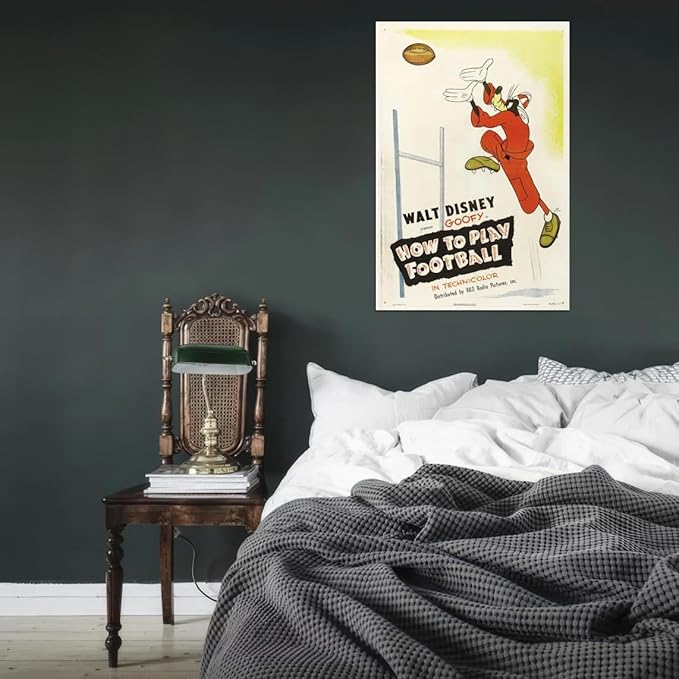 Black Empire How To Play Football Movie Room Decor Wall Art Print 18x24 Poster