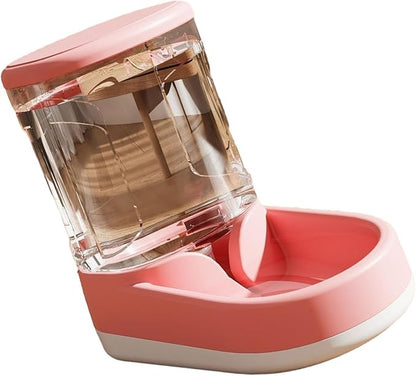 Transparent Pet Feeding Bowl Dog Feeder Small Dog Drinking Bowl Large Capacity Antislip Water Dispenser Pet Supply