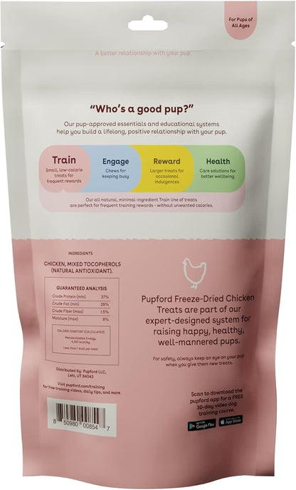 Pupford Freeze Dried Training Treats for Dogs & Puppies, 900+ Limited Ingredient Bites (Meat Bundle)