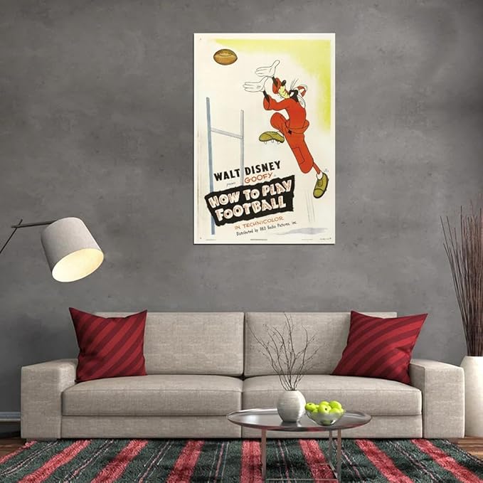 Black Empire How To Play Football Movie Room Decor Wall Art Print 12x16 Poster