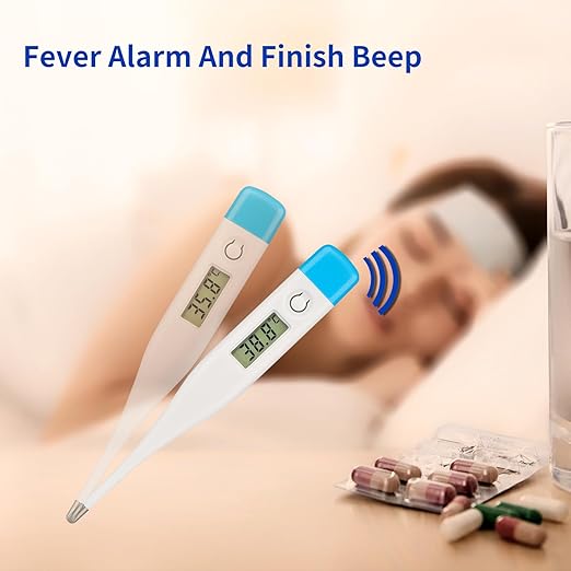 Intelligent Digital Thermometer,LCD Display Screen,Fast Measurement,Suitable for Children and Adults,Easy to Maintain Cleanliness and Hygiene,Bringing Family Health,Light Blue