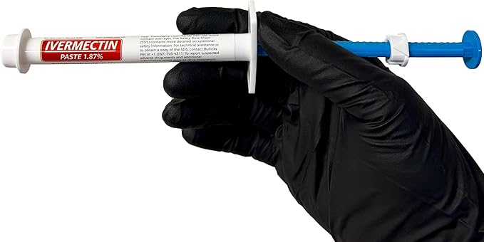Ivermectin Horse Paste 1.87% Dewormer – Apple Flavored Anthelmintic, Broad-Spectrum Parasite Control for Horses up to 1,250 lbs