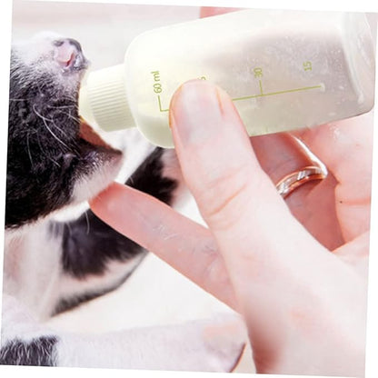 INOOMP 1set Reusable Cat and Puppy Milk Feeding Bottles Nursing Kit for Kittens and Puppies Safe Material for Convenient Feeding