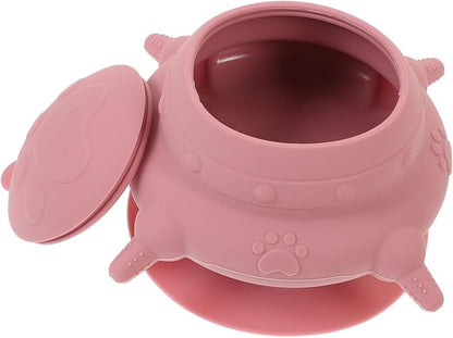 Silicone Puppy Milk Feeder Bowl with Teats for Nursing Puppies and Kittens Slow Feeder Dog Bowl Pet Feeding Station for Puppies and Pets