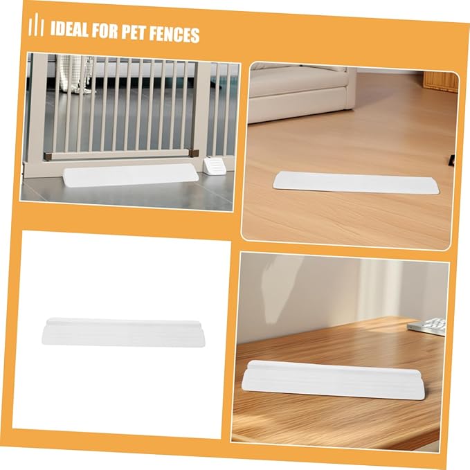 Toddmomy 2pcs Sturdy Fence Skirt Board for Doorway Height Transition Pet Safety Gate Guardrail