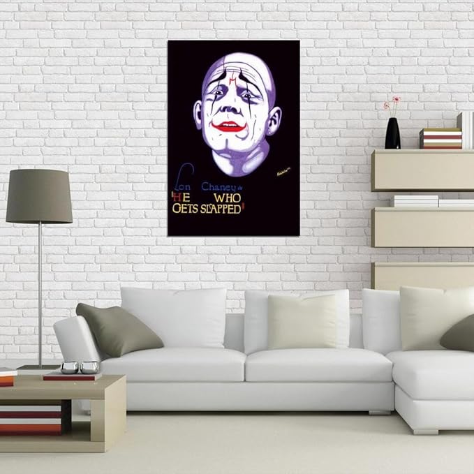 Black Empire He Who Gets Slapped Movie Lon Chaney Sr. Norma Shearer John Room Decor Wall Art Print 18x24 Poster