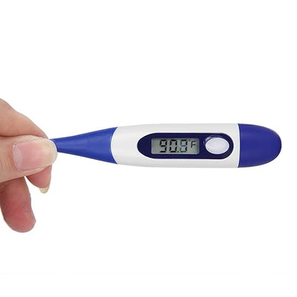 Portable Livestock Pet Thermometer with Electronic Display, Accurate Measurement for Pigs, Cats & Dogs, Included