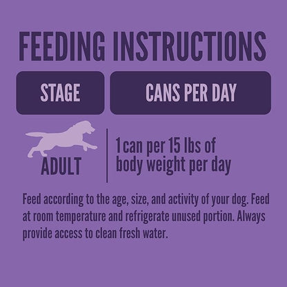 A Strong Heart Wet Dog Food, Chicken & Rice Dinner - 13.2 oz Cans (Pack of 12), Made in The USA with Real Chicken