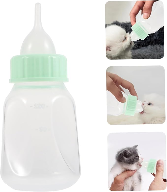 VANZACK PET Nursing Bottle Kit Sturdy 250ml Milk Feeder for Kittens and Puppies Portable PET Feeding Bottle Easy-Grip Design and Nursing