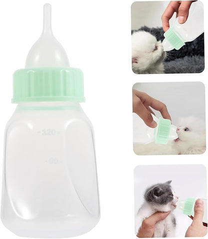 VANZACK PET Nursing Bottle Kit Sturdy 250ml Milk Feeder for Kittens and Puppies Portable PET Feeding Bottle Easy-Grip Design and Nursing