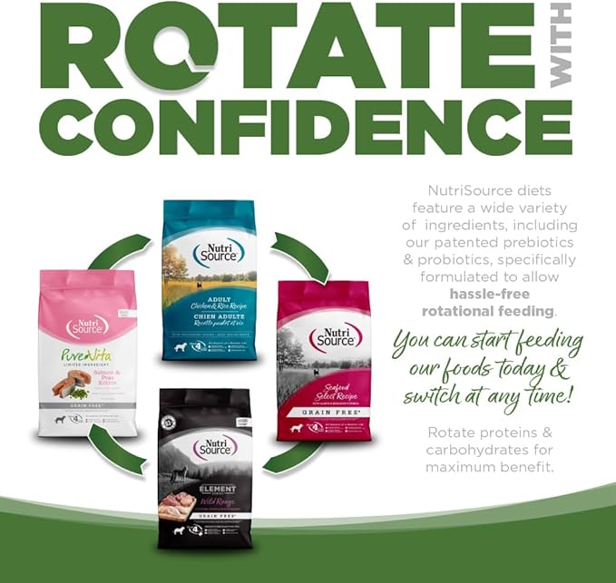 NutriSource Pure Vita Duck & Cranberry Dog Food, 12LB