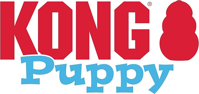 KONG - Puppy Toy Natural Teething Rubber - Fun to Chew, Chase and Fetch - for Medium Puppies - Pink