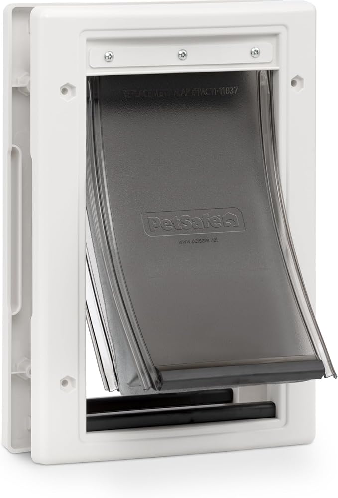 PetSafe Extreme Weather Pet Door - Insulated Weather-Resistant Dog & Cat Door with Durable Plastic Frame - Maximum Energy-Saving Efficiency - Small - for Dogs & Cats up to 15 lbs