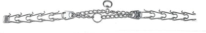 Herm Sprenger Prong Dog Training Collar, 22in x 3.0mm (Neck Size up to 18in) Medium, Ultra-Plus Chrome Plated Steel Pet Pinch Anti Pull Collar for Dogs Made in Germany