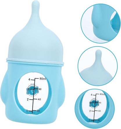 Kitten Milk Bottle Newborn Puppy Feeding Bottle Scale for Animals Nipple