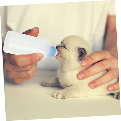SUPVOX 3Pcs Pet Feeding Bottles for Newborn Kittens and Puppies Leak Resistant Milk Feeders with Capacity Lightweight and Portable Pet Supply Kit for Home Use