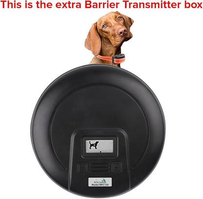My Pet Command, Indoor Pet Barrier Adjustable Range, Static Tone Correction, Hidden Fence for Dogs Containment Collar, Wireless Pet Gate Keeps Areas Off Limits, Rechargeable Collars Extra Barrier only