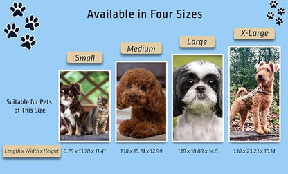 Soft Small Dog/Puppy/Cat Cone | Cute Bumblebee Cone for Small Dogs, Puppies & Cats After Surgery, Wound Care, Spay & Neuter | Dog Recovery Cones & Collars | 100% Polyester (Large)