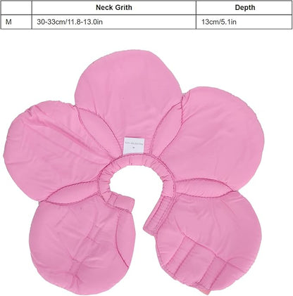 Dog Cone Collar, Wound Healing Protective Cone Surgery Recovery Collars Dog Donut Collar After Surgery Elizabethan Collar for Dogs Adjustable Soft Neck Cone for Small Pet (M)
