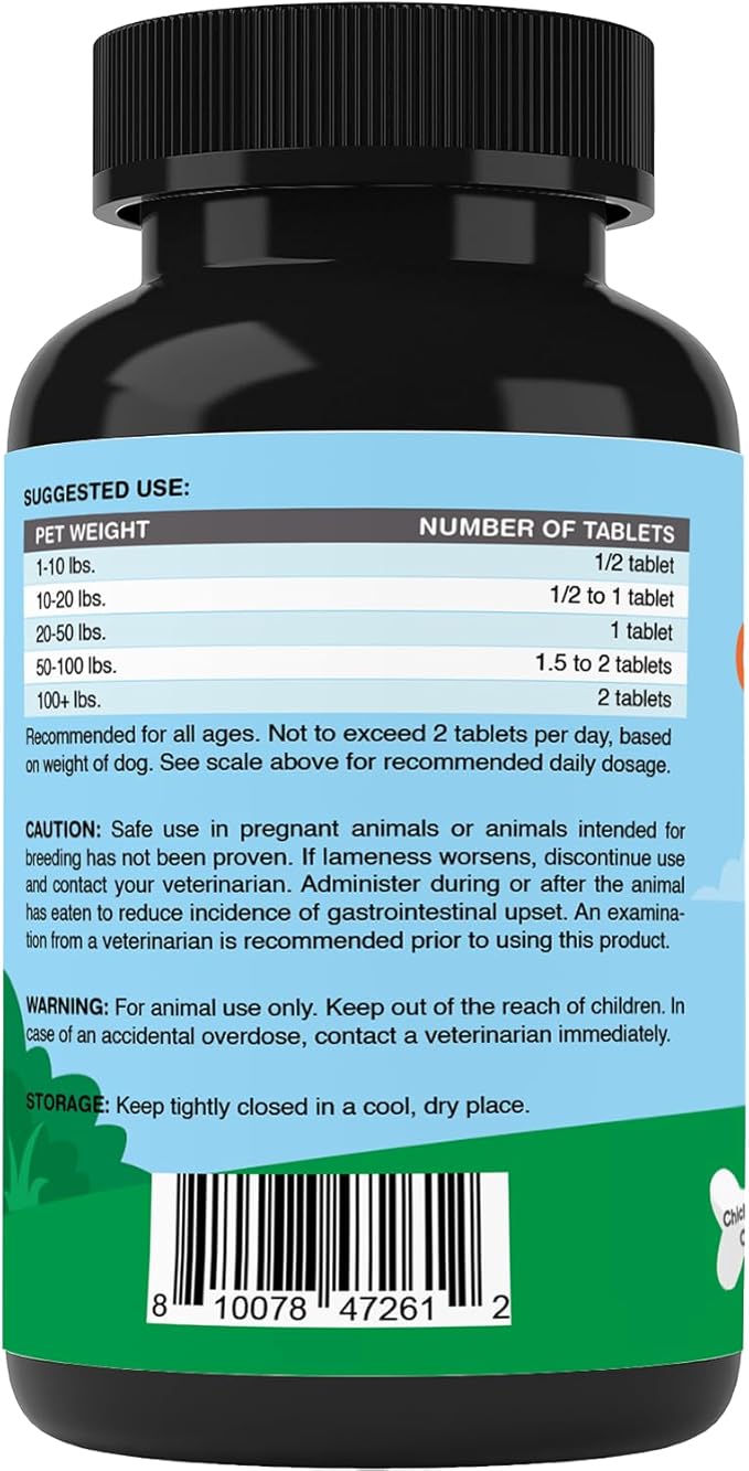 Vitamatic Cranberry for Dogs – 120 Chewable Tablets – with D-Mannose, Apple Cider Vinegar & Vitamin C – Urinary Tract & Bladder Support for Dogs