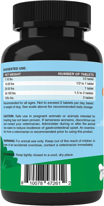 Vitamatic Cranberry for Dogs – 120 Chewable Tablets – with D-Mannose, Apple Cider Vinegar & Vitamin C – Urinary Tract & Bladder Support for Dogs - 2 Pack