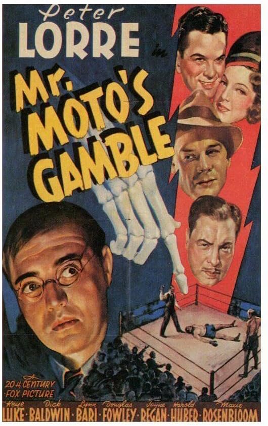 Black Empire Mr. Moto's Gamble Movie Peter Lorre Keye Luke Dick Baldwin Lynn Room Decor Wall Art Print 18x24 Poster