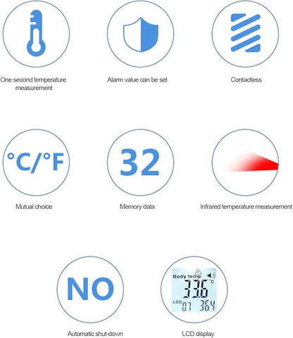 Veterinary Thermometer Fast Digital Veterinary Thermometer Non Contact Pet Thermometer for Pig Cattle Sheep Dog Horse (Without Battery)